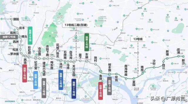 广州地铁最新线路图全景概览