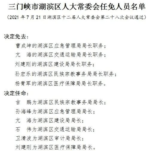 湖滨区市场监督管理局人事任命启动，市场监管事业迈入新篇章