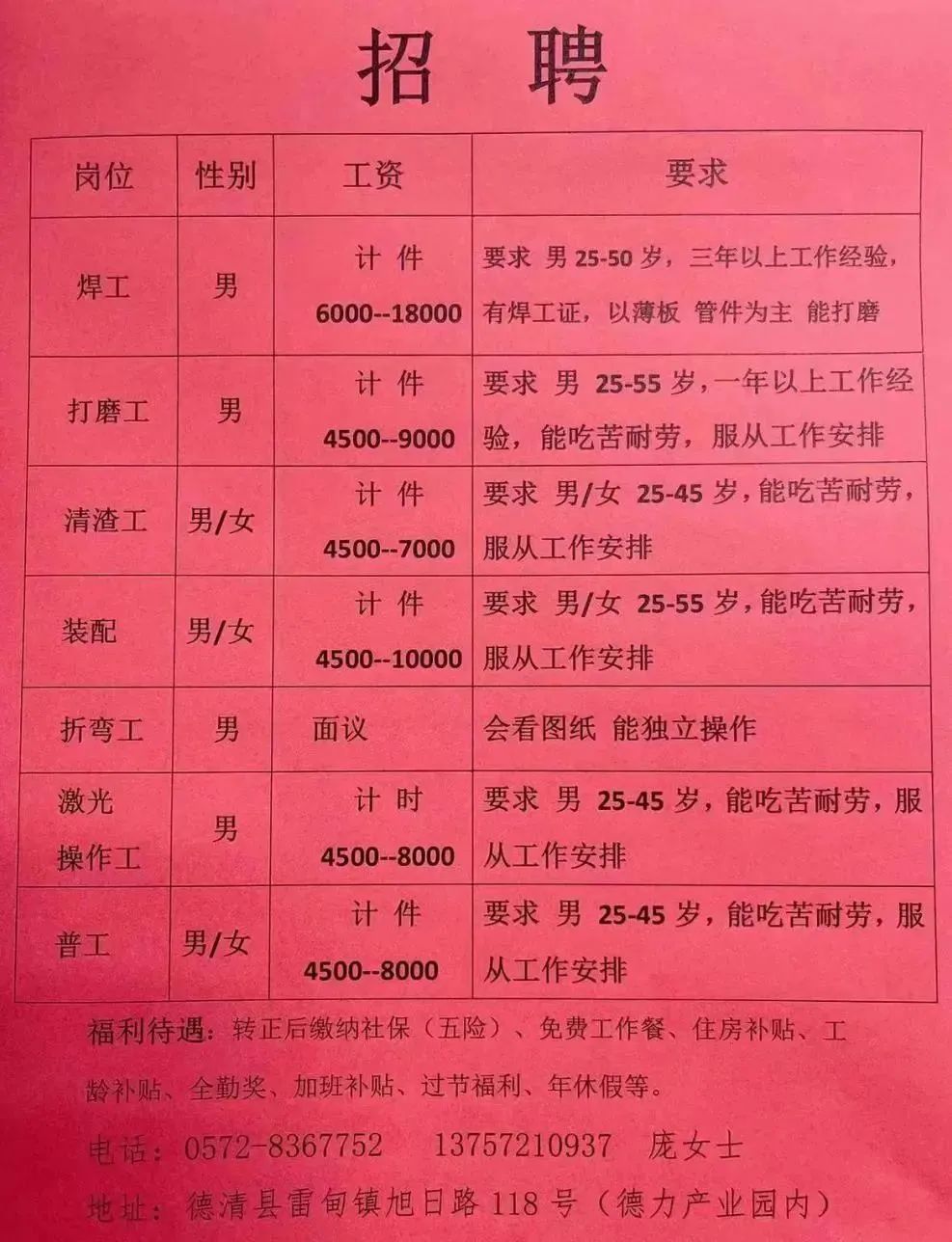 龚家湾村委会招聘公告发布