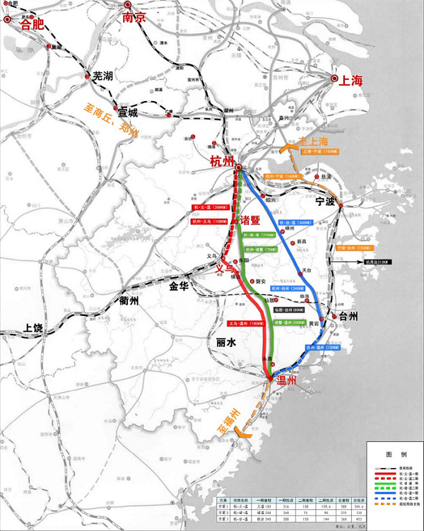 浙江高铁最新线路图，连接未来，一路畅行天下